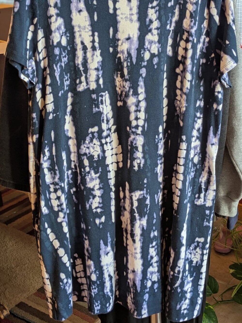 Ellen Tracy Blue & White Tunic Dress With Pockets(!!) - Never Worn! - Picture 2 of 3